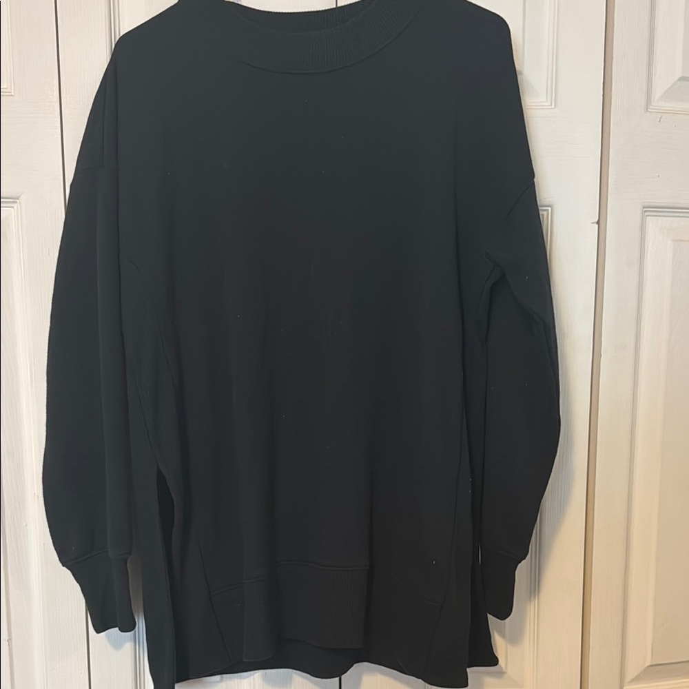 Aerie Black Oversized Sweatshirt